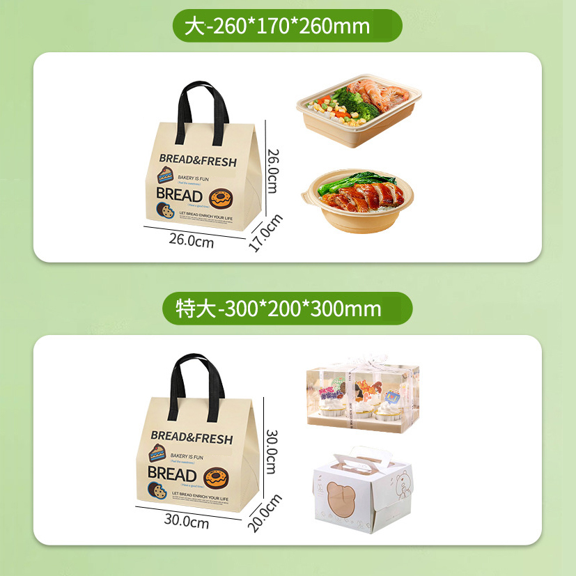 品牌餐盒包裝示意圖